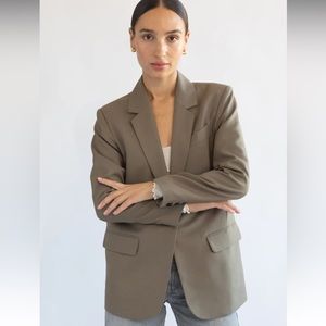 Almina Concept Khaki Blazer - Size small